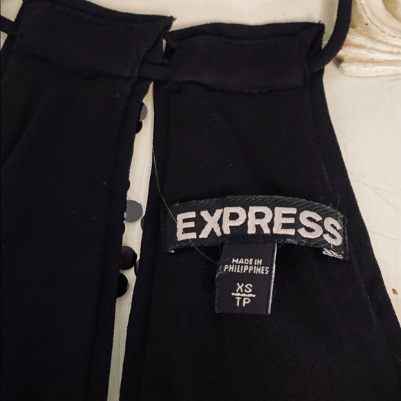Express Black Sequin Dress Size XS - Picture 9 of 9